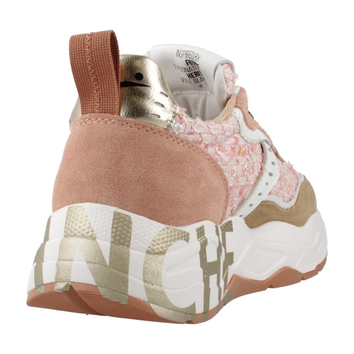 Women's Sneakers Voile Blanche Pink