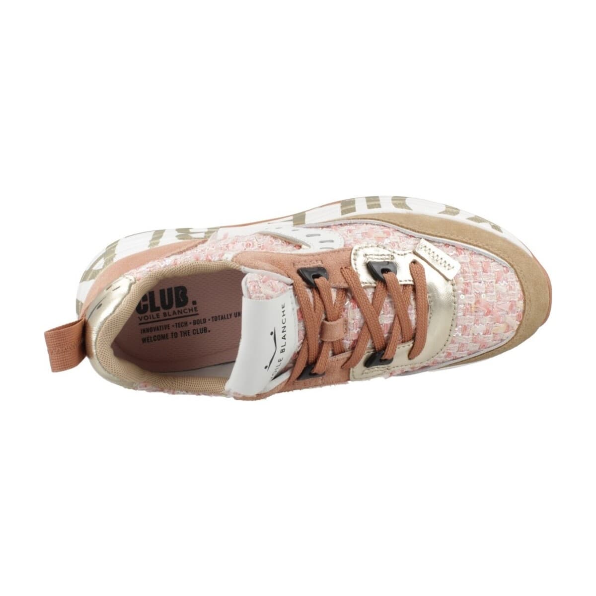 Women's Sneakers Voile Blanche Pink