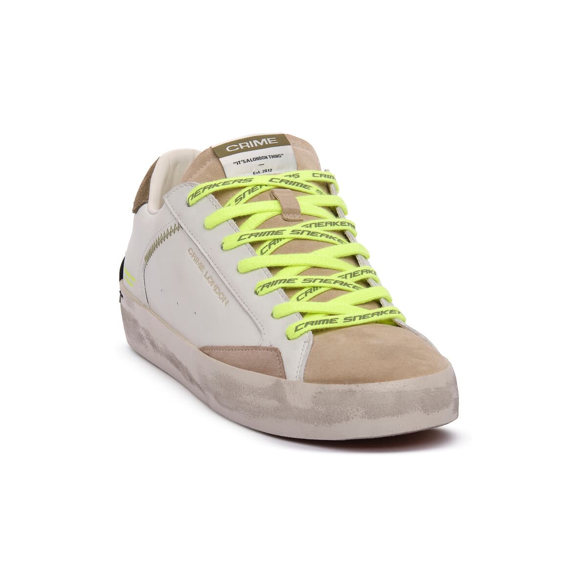 Men's Sneakers Crime London White