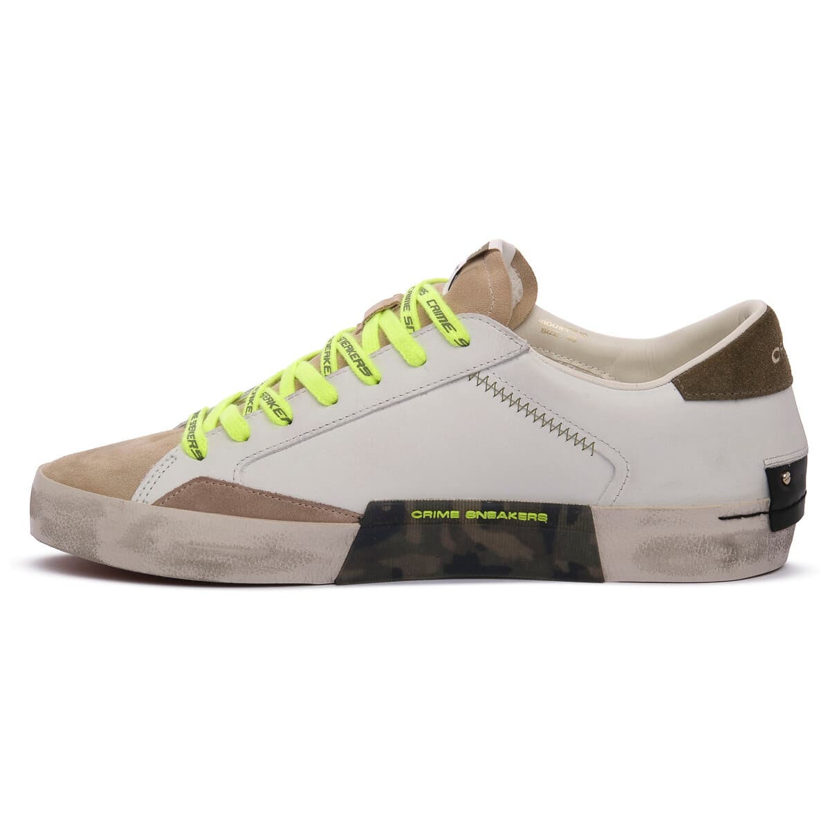 Men's Sneakers Crime London White