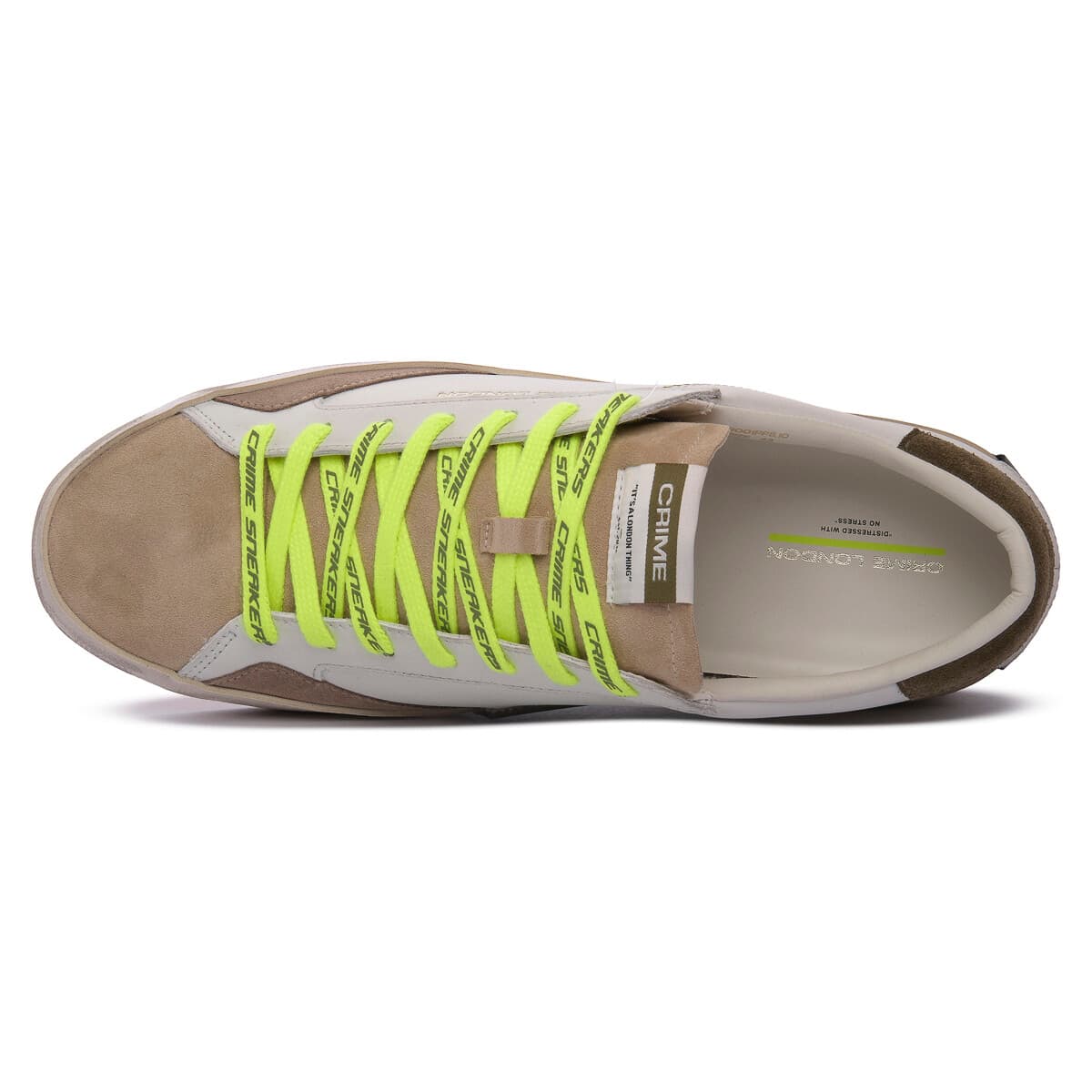 Men's Sneakers Crime London White