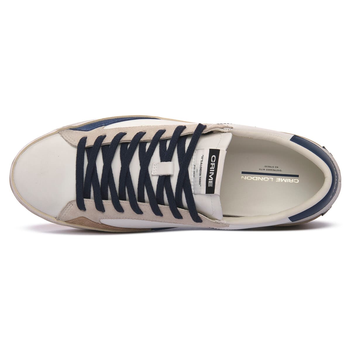 Men's Sneakers Crime London White