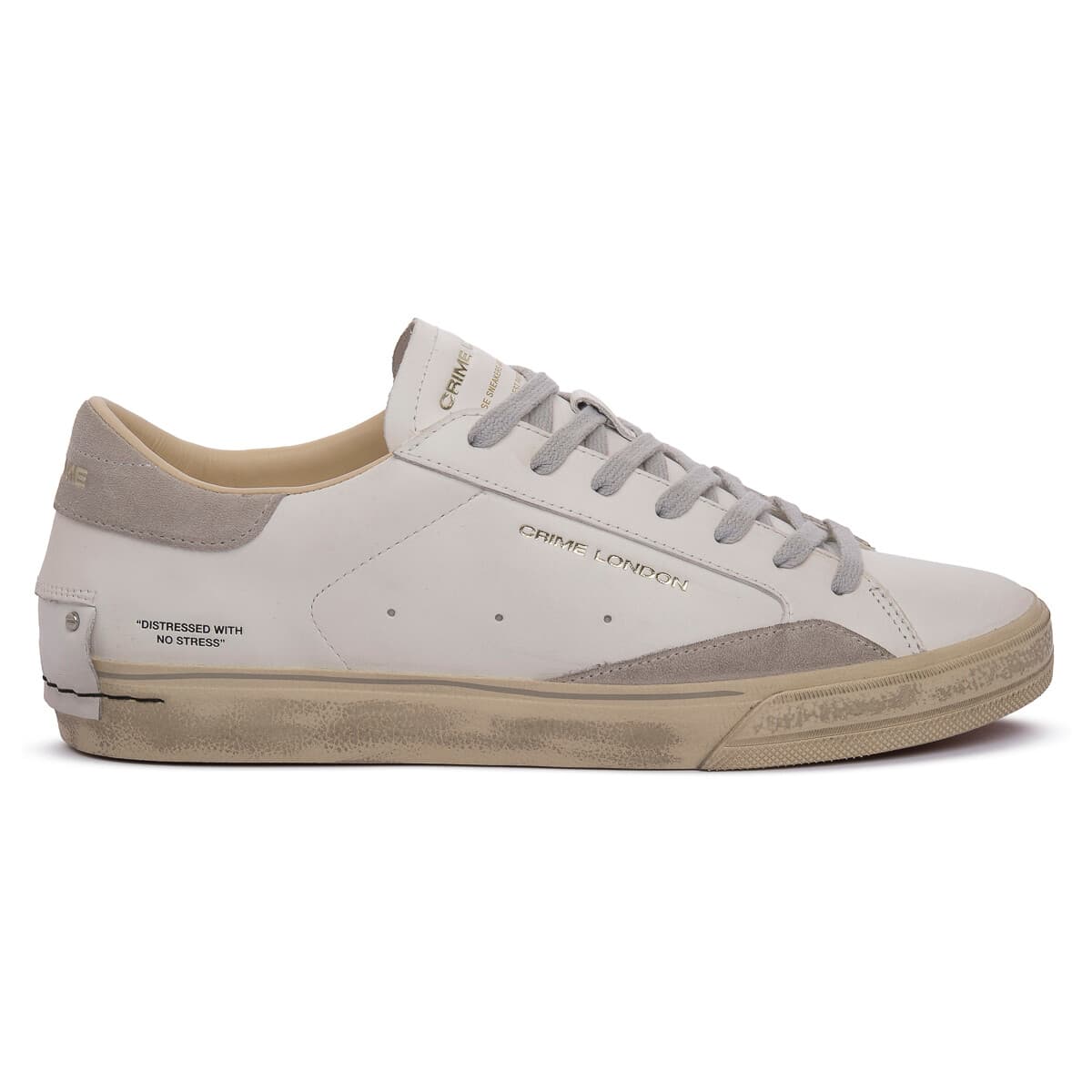 Men's Sneakers Crime London White
