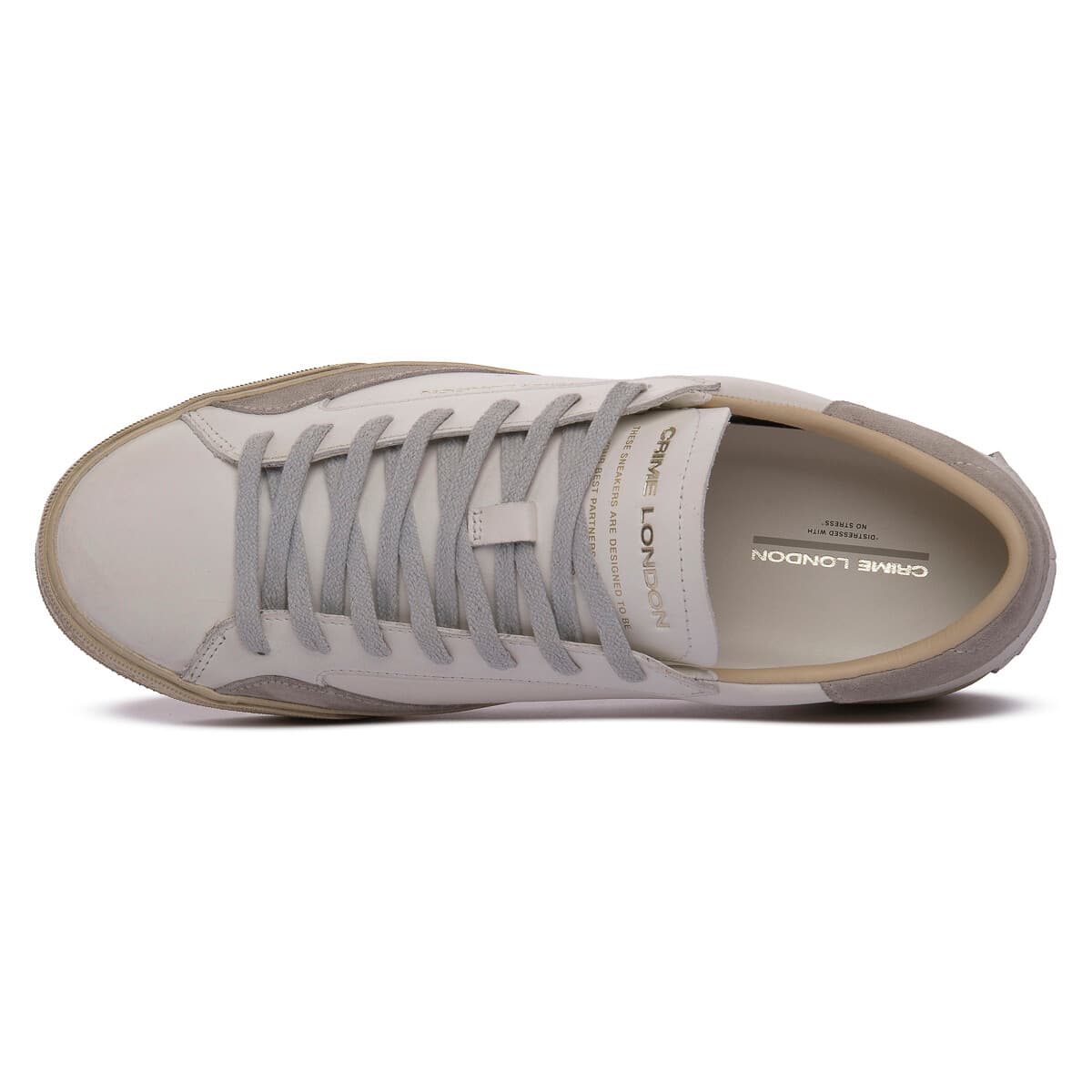 Men's Sneakers Crime London White