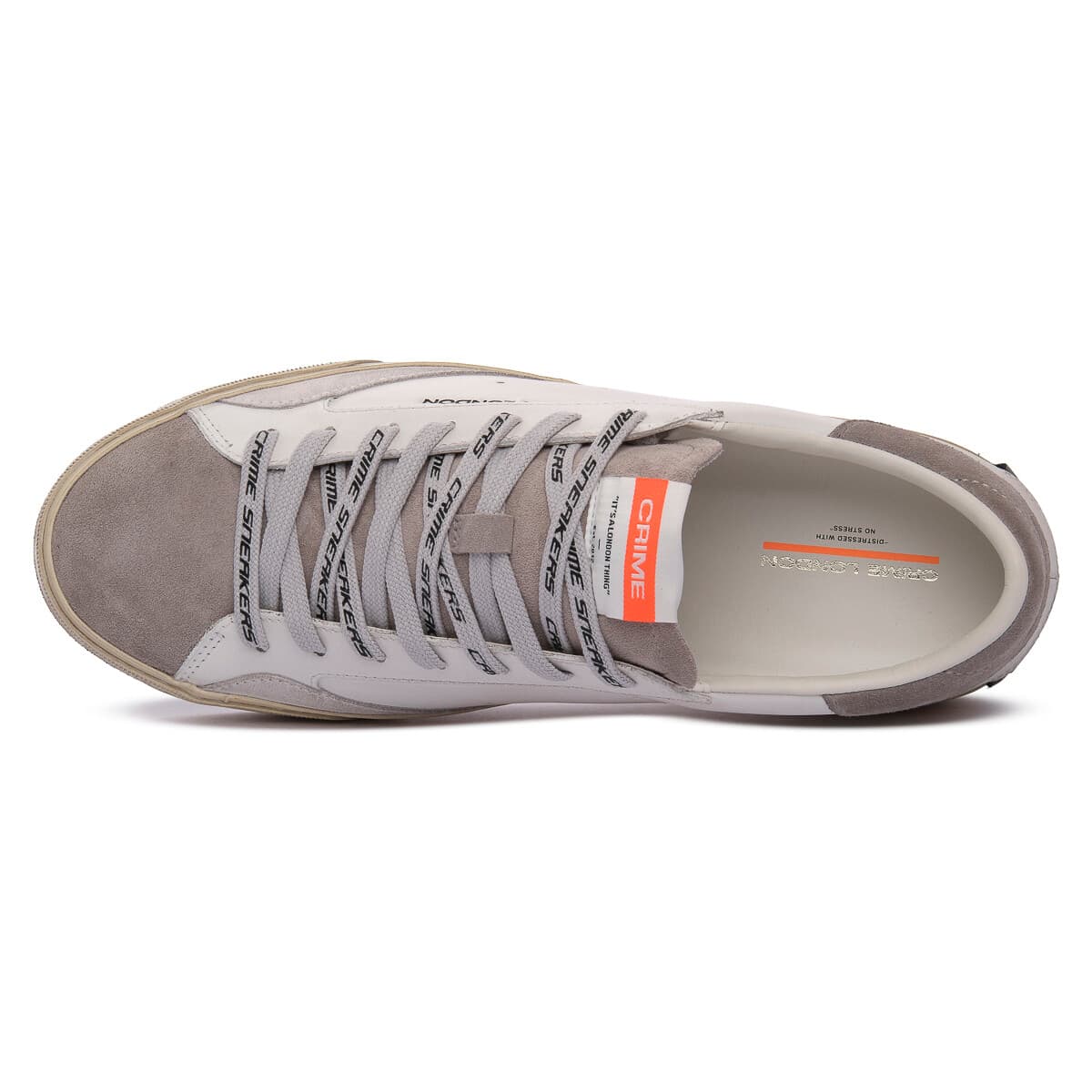 Men's Sneakers Crime London White