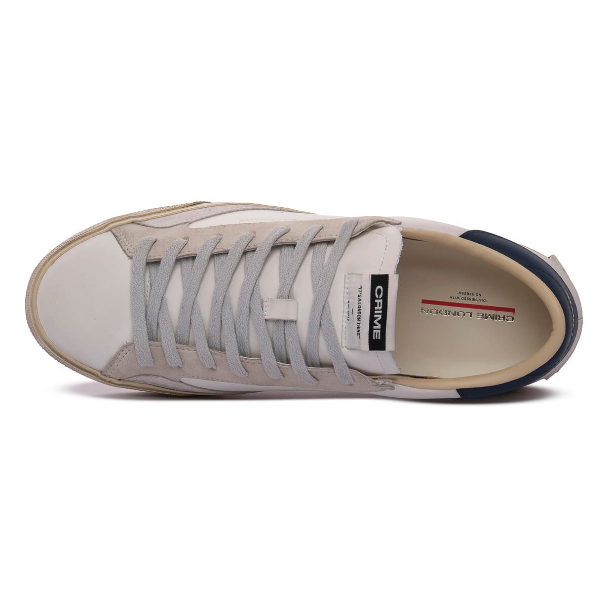 Men's Sneakers Crime London White