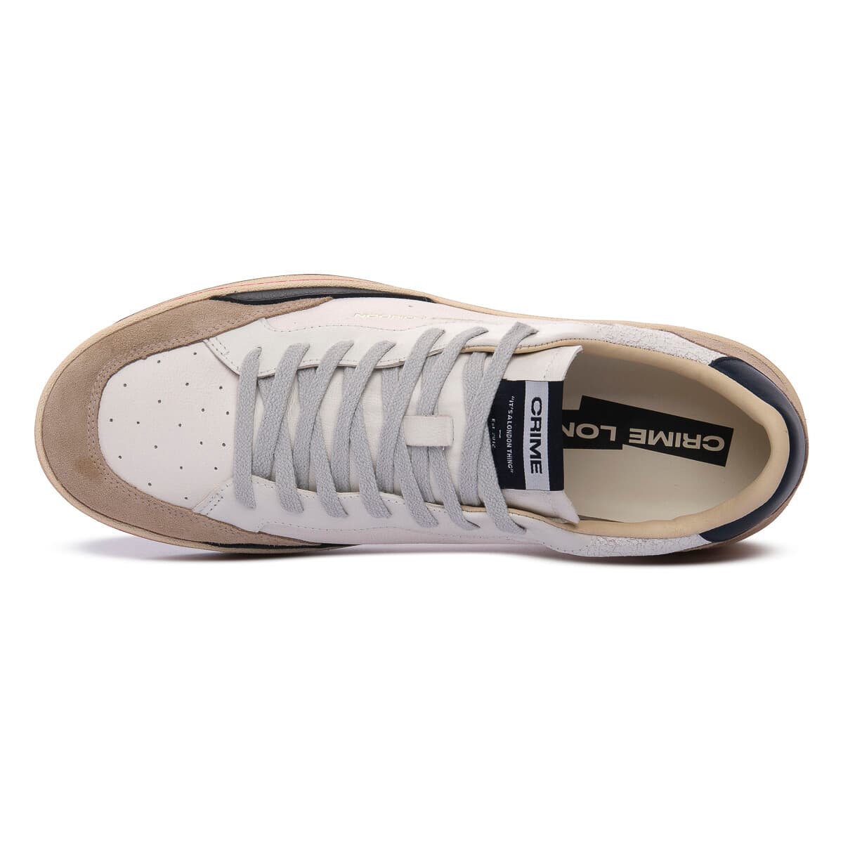 Men's Sneakers Crime London White