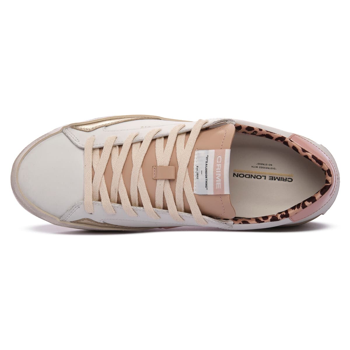 Women's Sneakers Crime London White