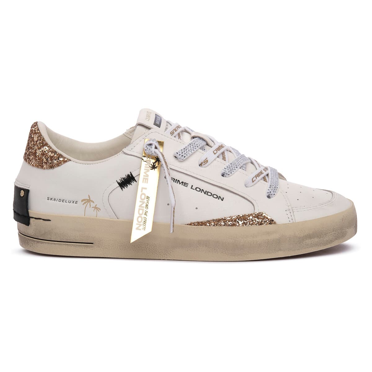 Women's Sneakers Crime London White