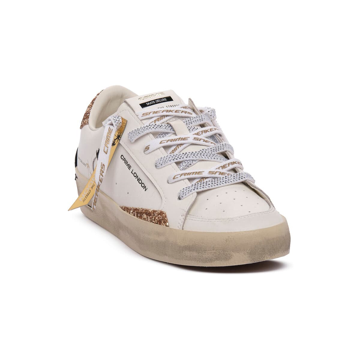 Women's Sneakers Crime London White