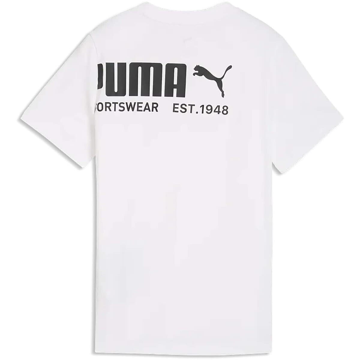 Boys' T-Shirts Puma White