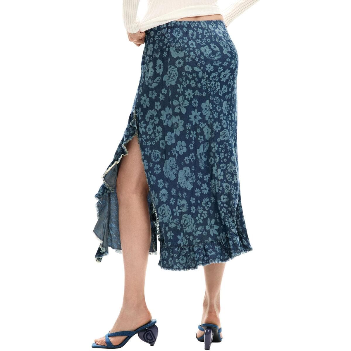 Women's Skirts Desigual Blue