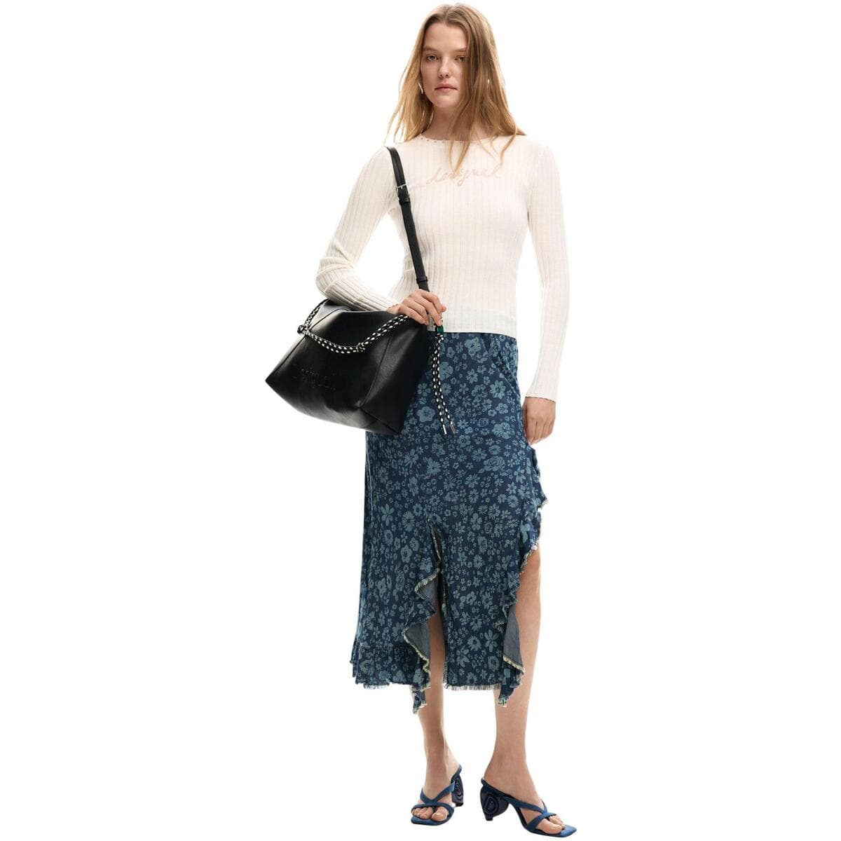 Women's Skirts Desigual Blue