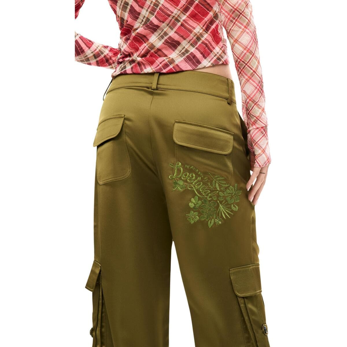 Women's Pants Desigual Green