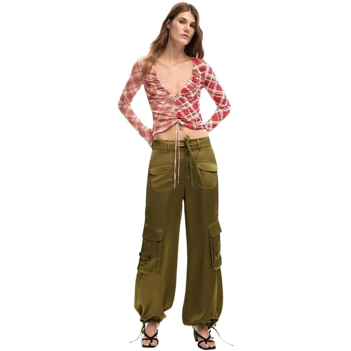Women's Pants Desigual Green