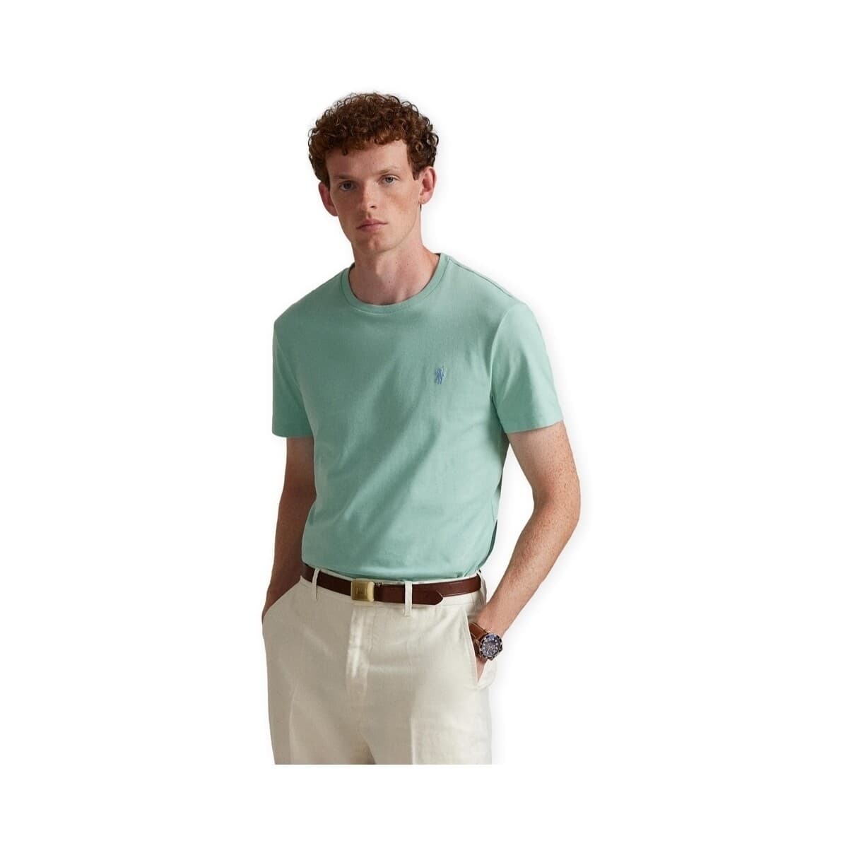 Men's T-Shirts Polo Ralph Lauren Green