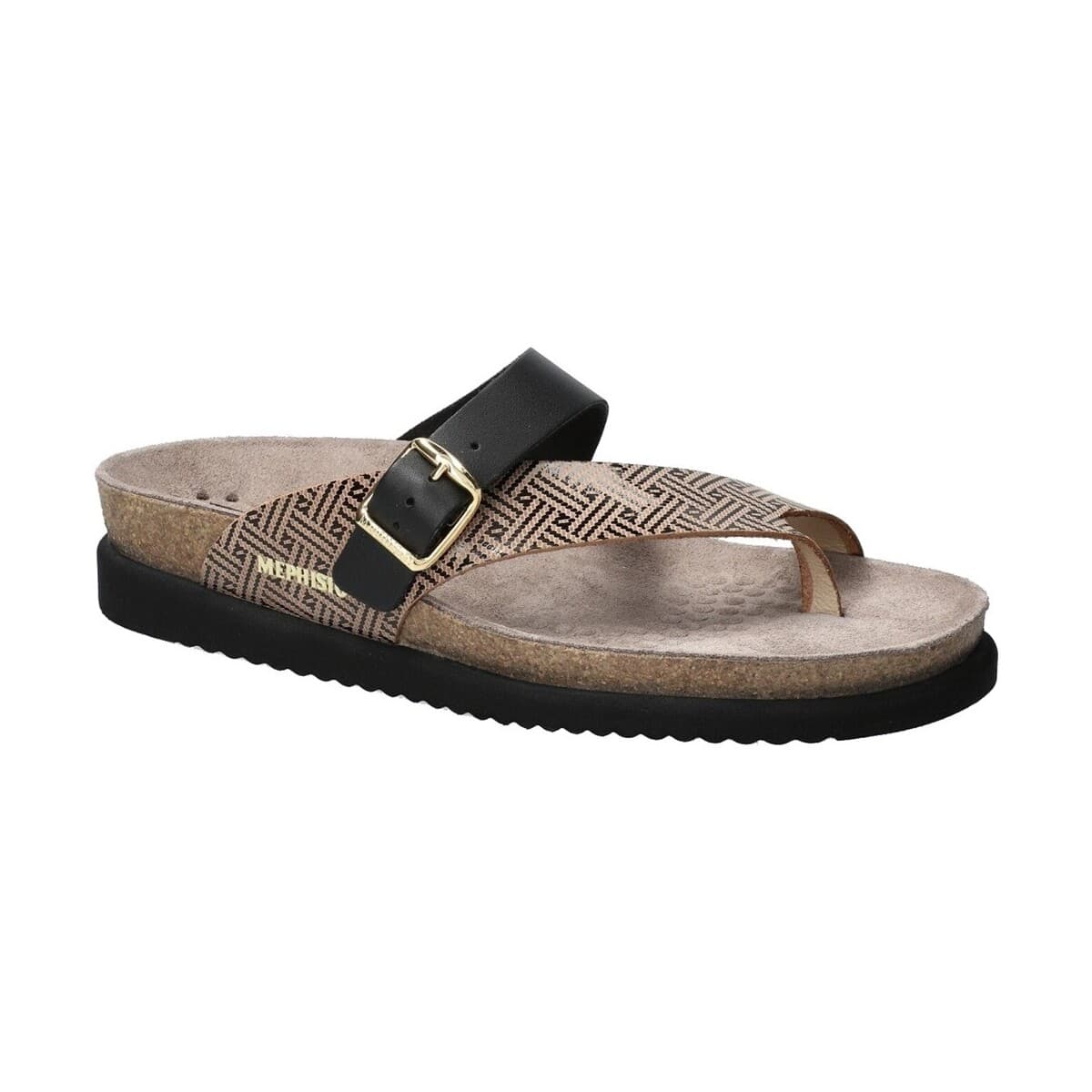 Women's Flip Flops Mephisto Brown