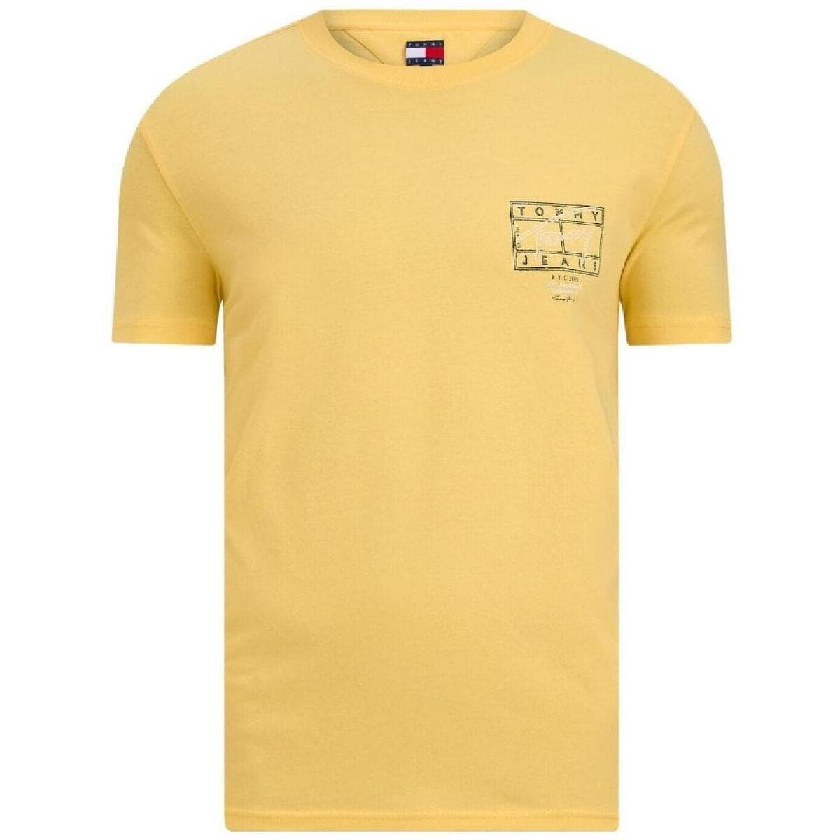 Men's T-Shirts Tommy Hilfiger Yellow