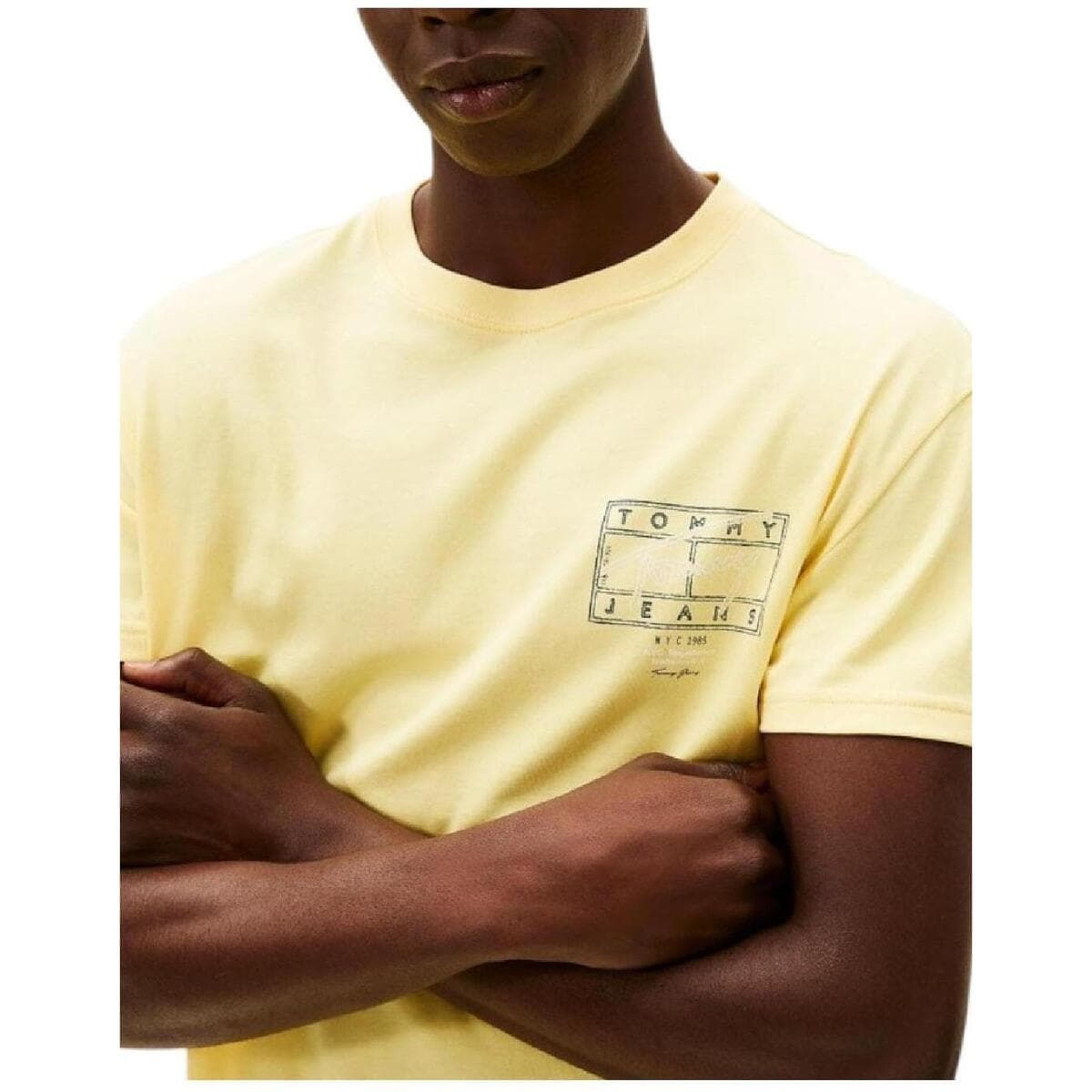 Men's T-Shirts Tommy Hilfiger Yellow
