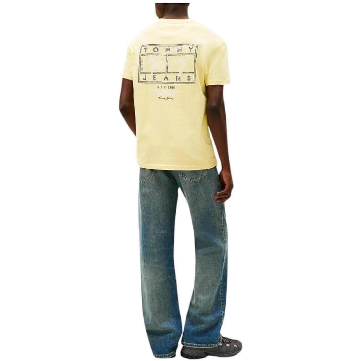 Men's T-Shirts Tommy Hilfiger Yellow