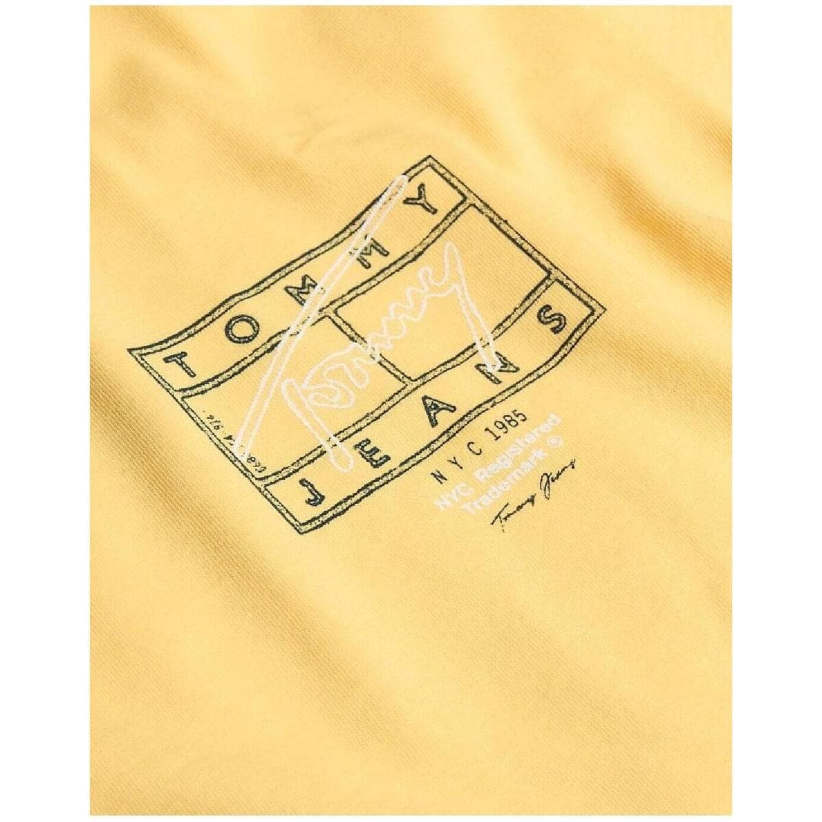 Men's T-Shirts Tommy Hilfiger Yellow