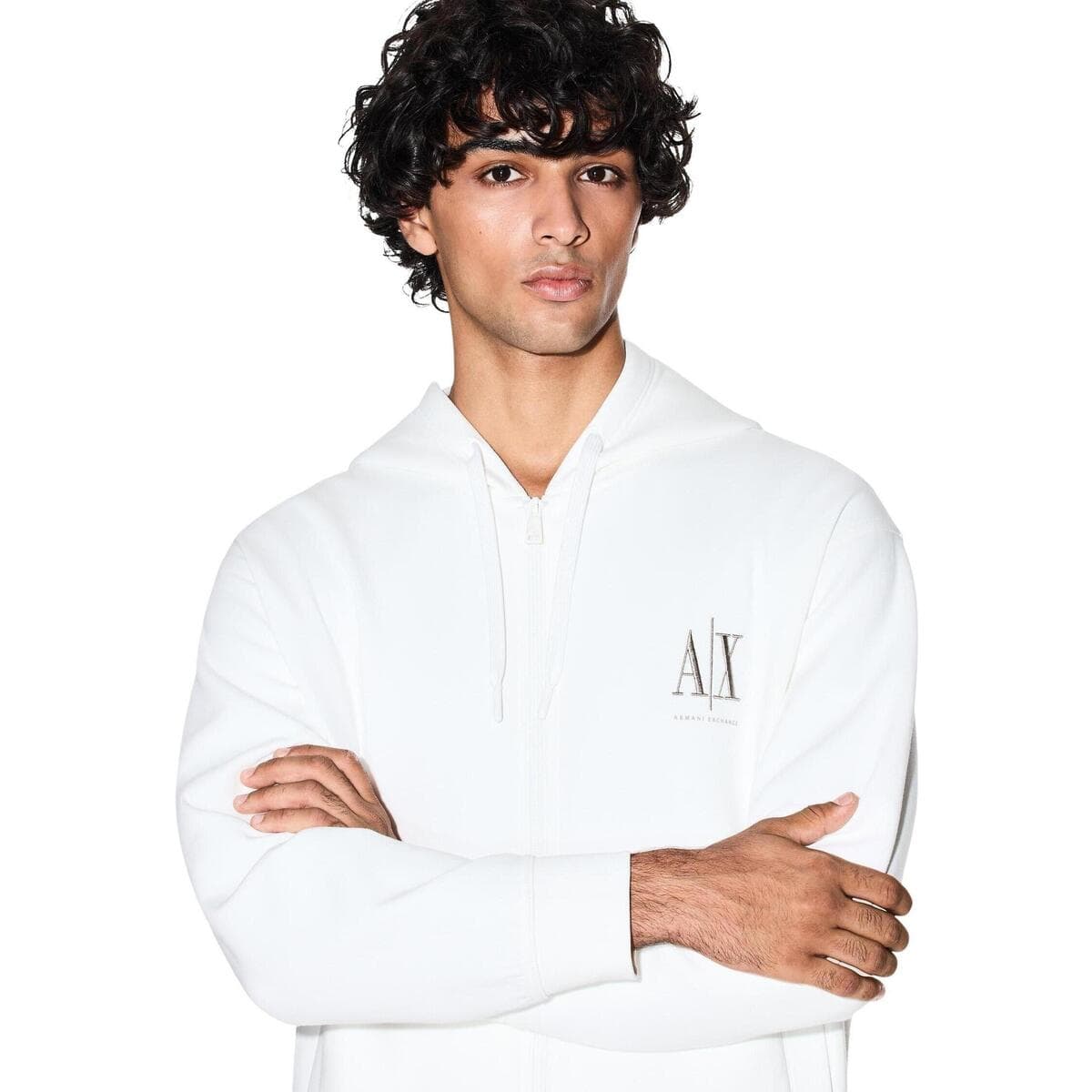 Men's Sweatshirts EAX White