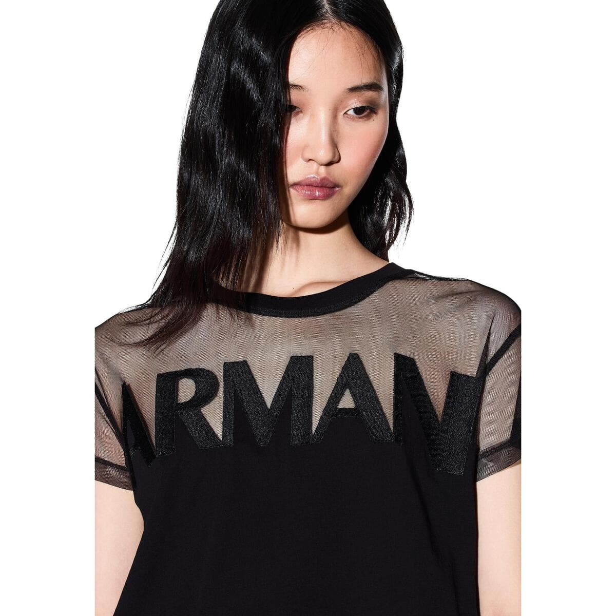 Women's T-Shirts EAX Black