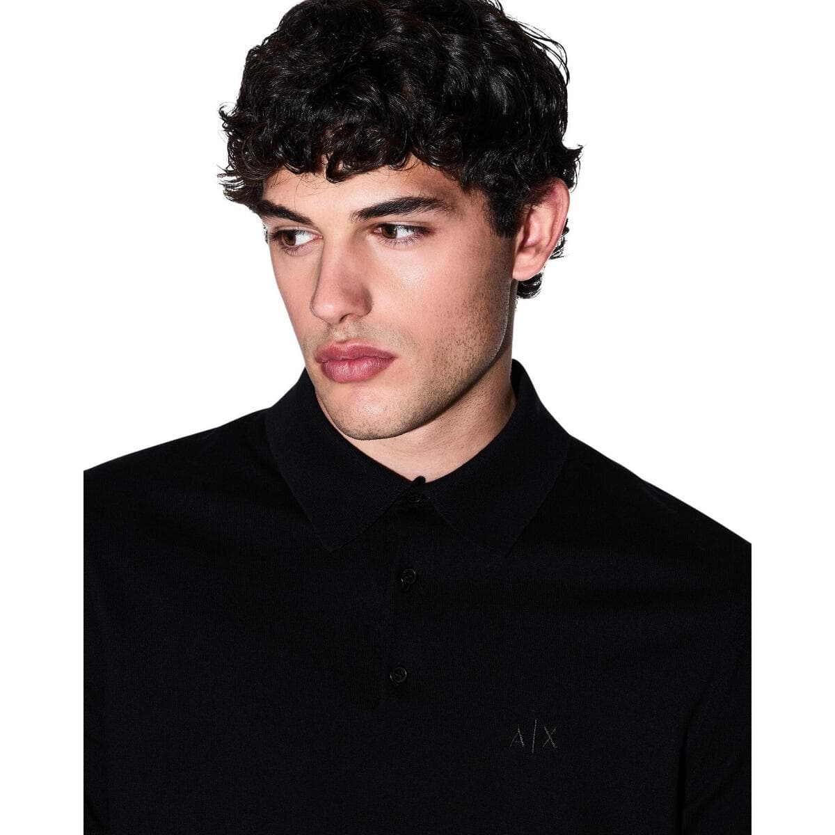 Men's Polo Shirts EAX Black