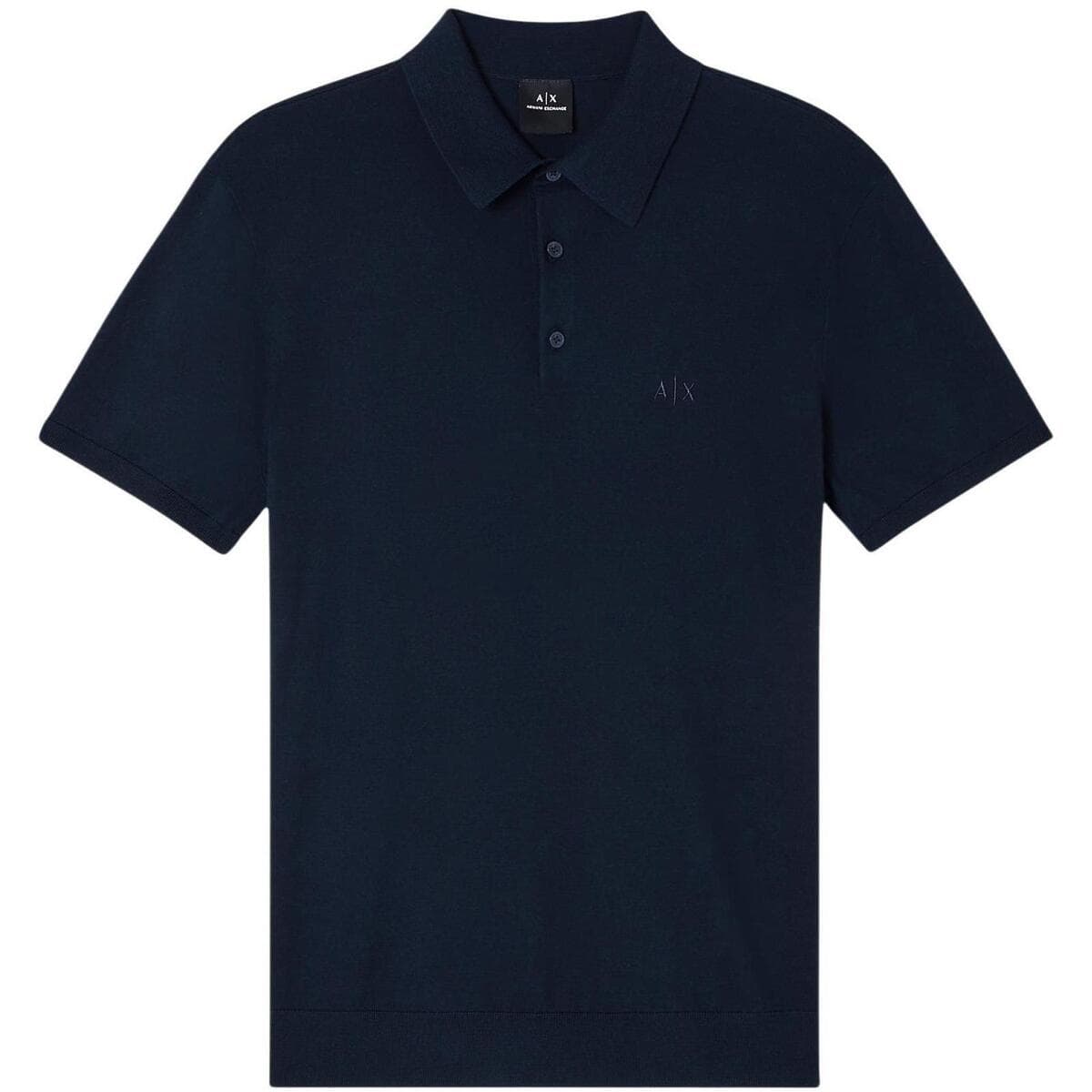 Men's Polo Shirts EAX Blue