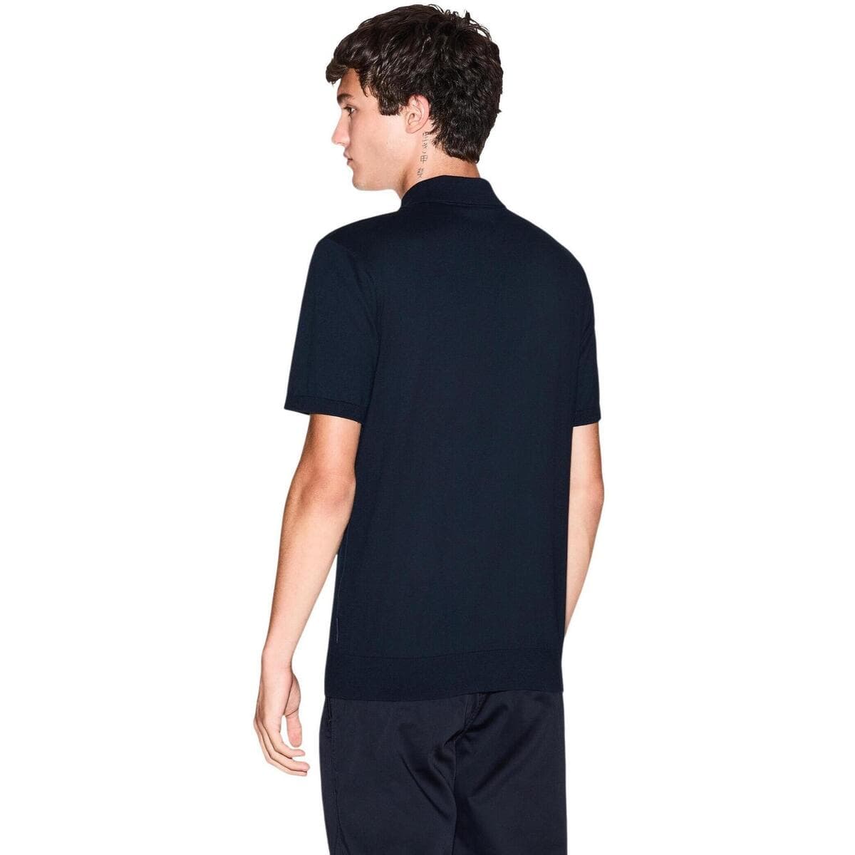 Men's Polo Shirts EAX Blue