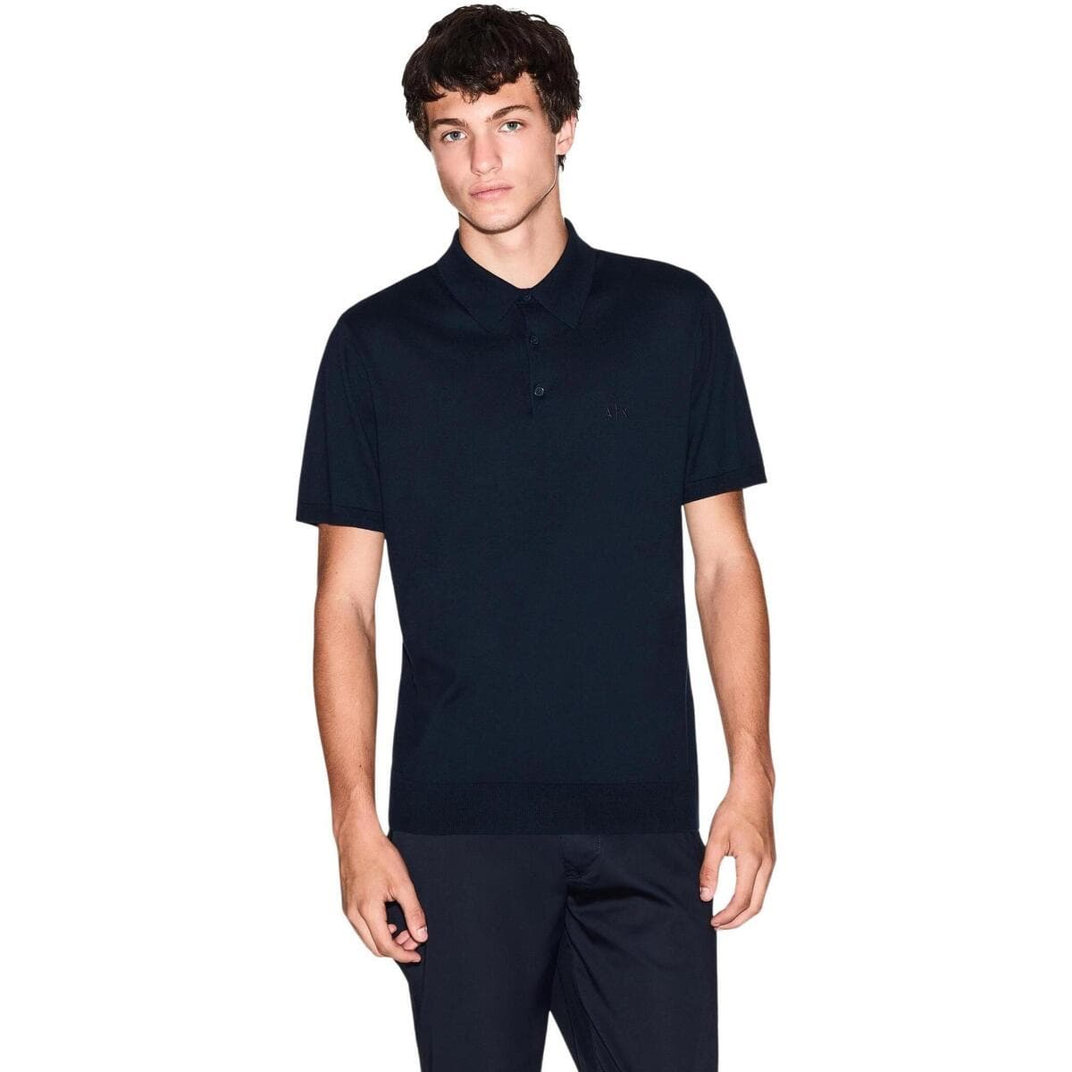 Men's Polo Shirts EAX Blue