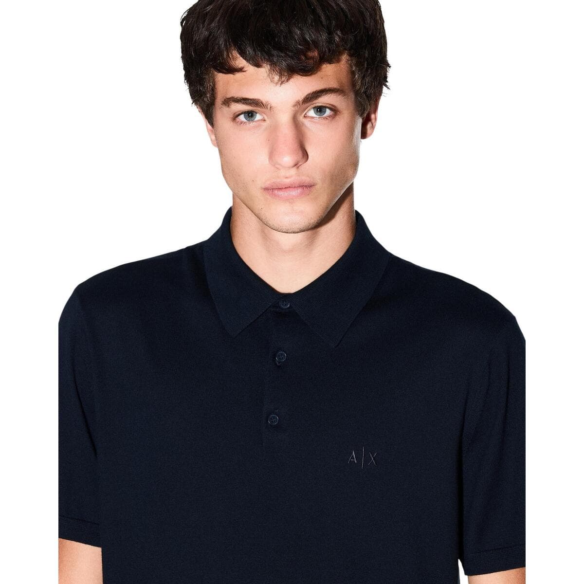 Men's Polo Shirts EAX Blue