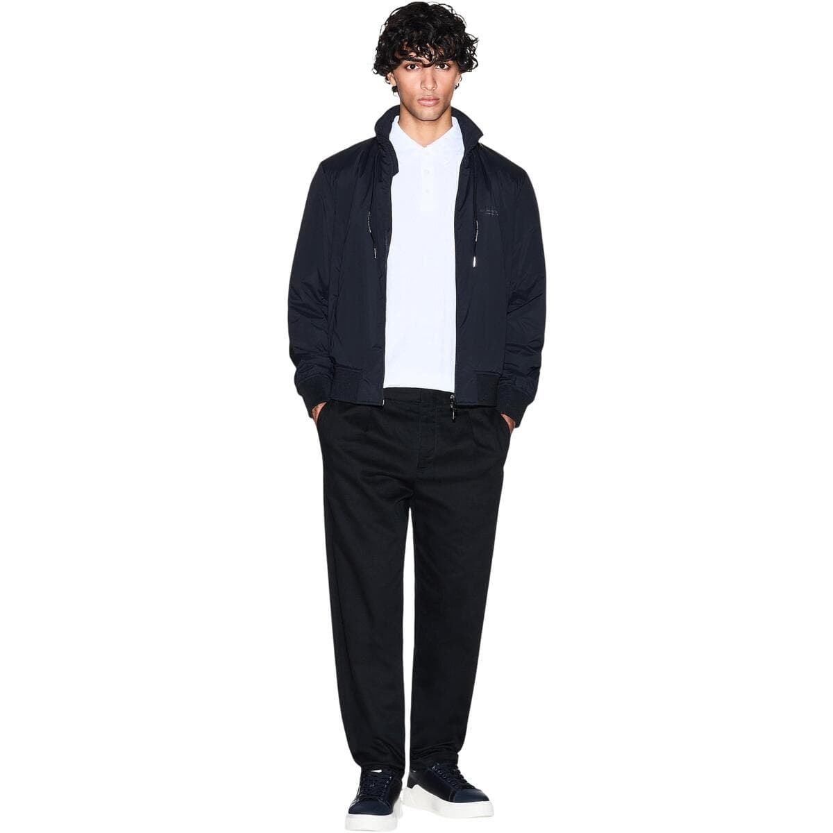 Men's Polo Shirts EAX White