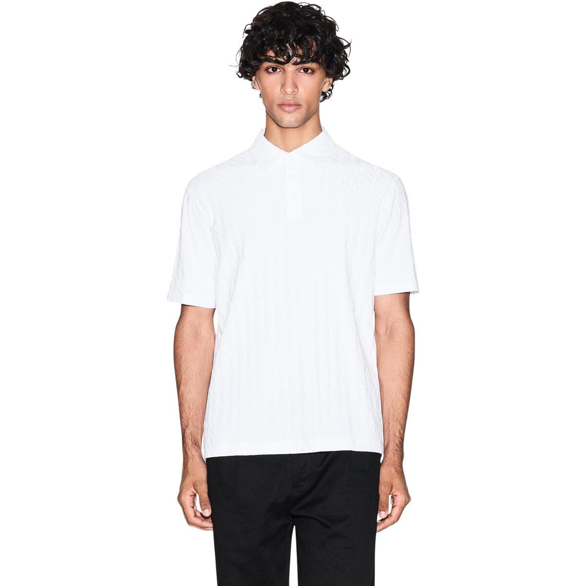 Men's Polo Shirts EAX White