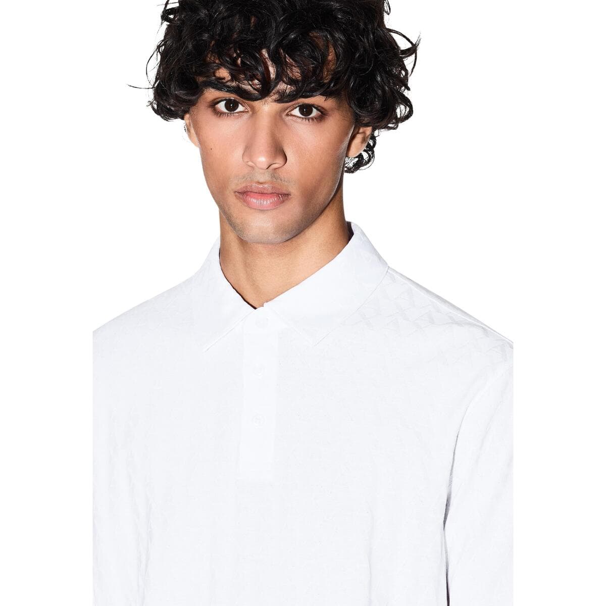 Men's Polo Shirts EAX White