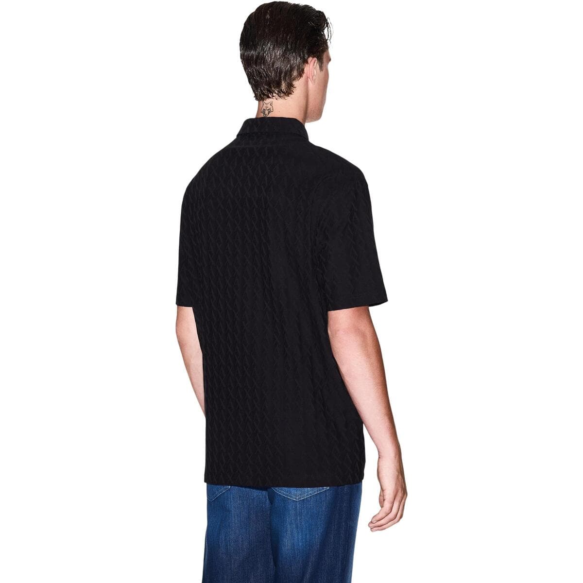 Men's Polo Shirts EAX Black