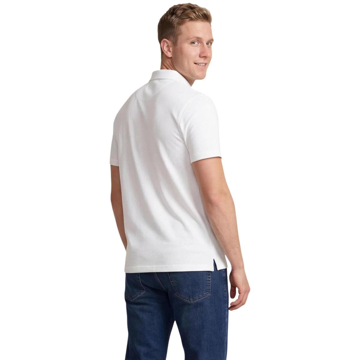 Men's Polo Shirts EAX White