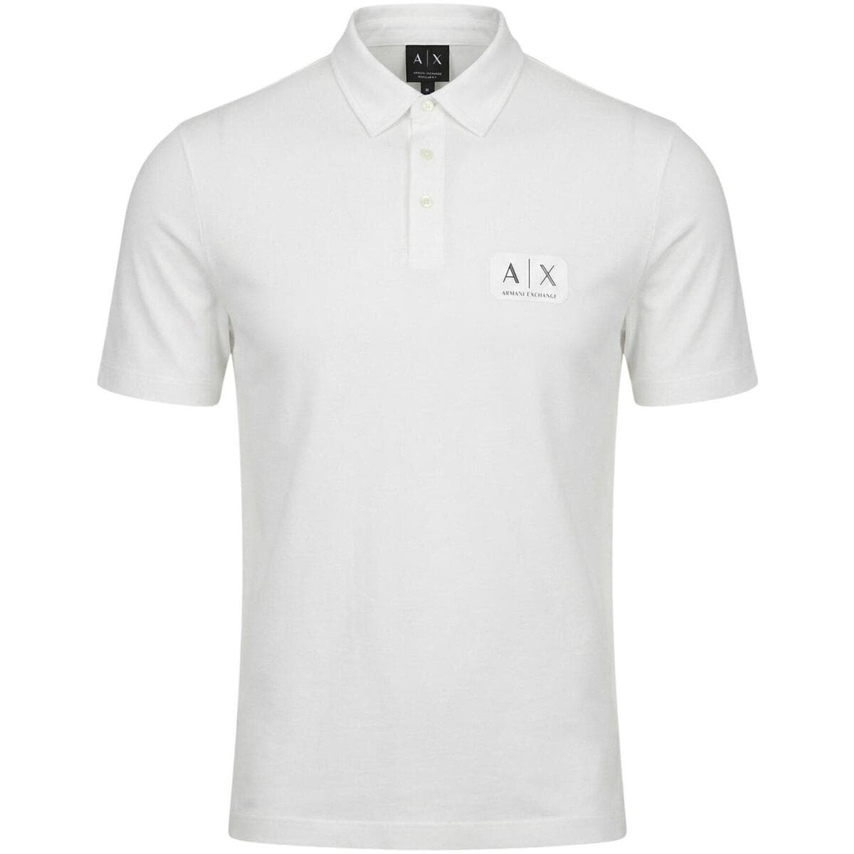 Men's Polo Shirts EAX White