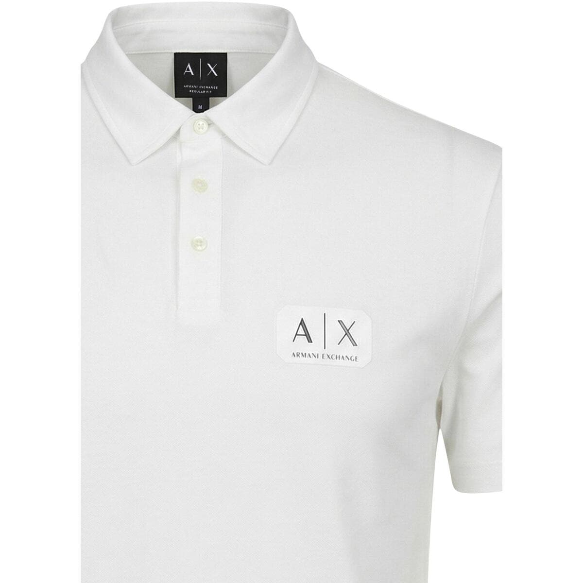 Men's Polo Shirts EAX White