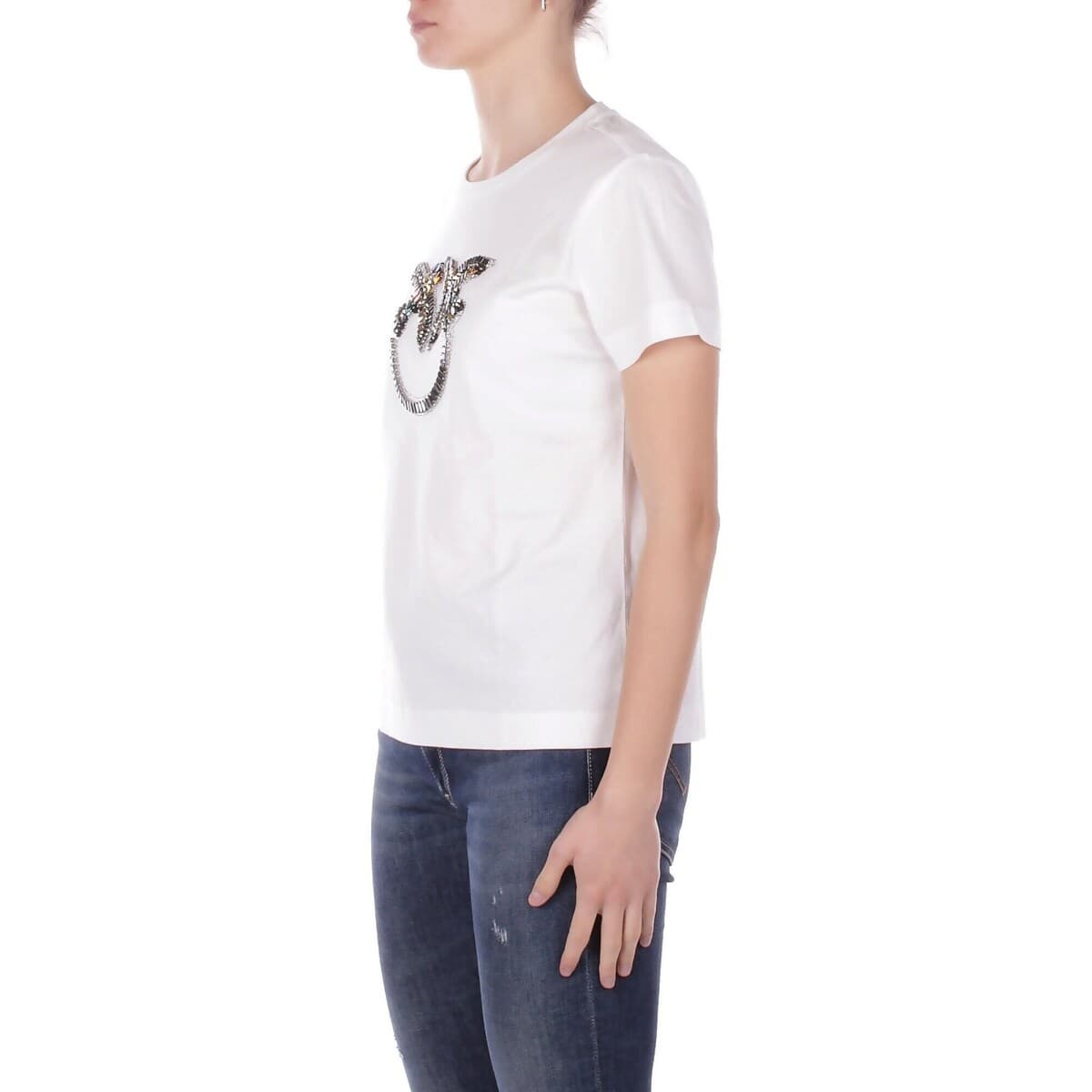 Women's T-Shirts Pinko White