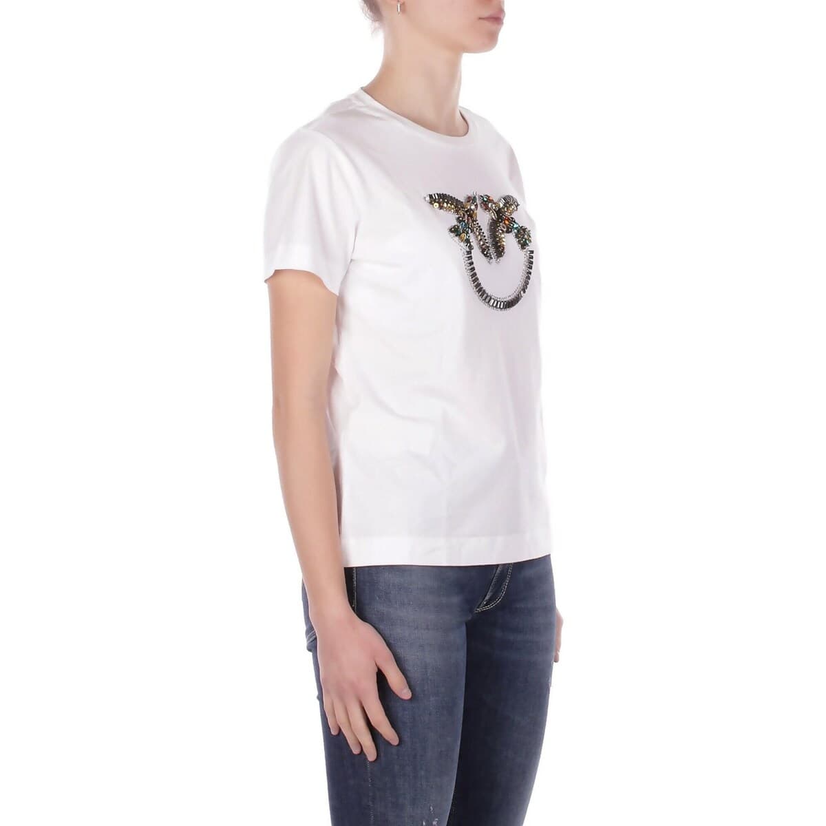Women's T-Shirts Pinko White