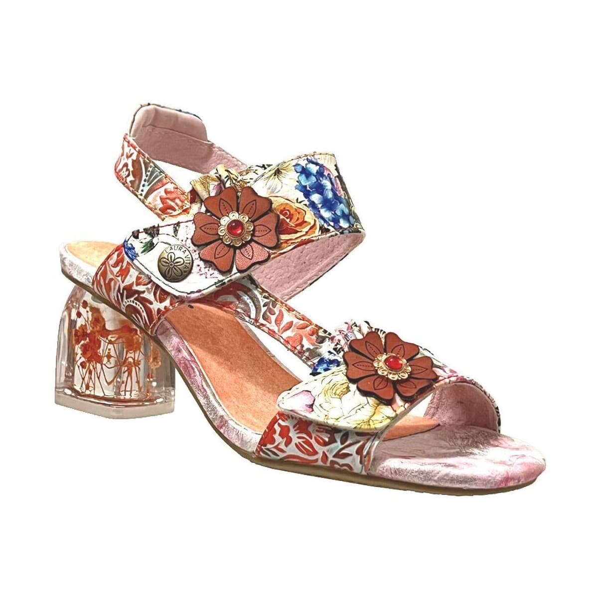 Σανδάλια με τακούνι Laura Vita Framboiseo 26