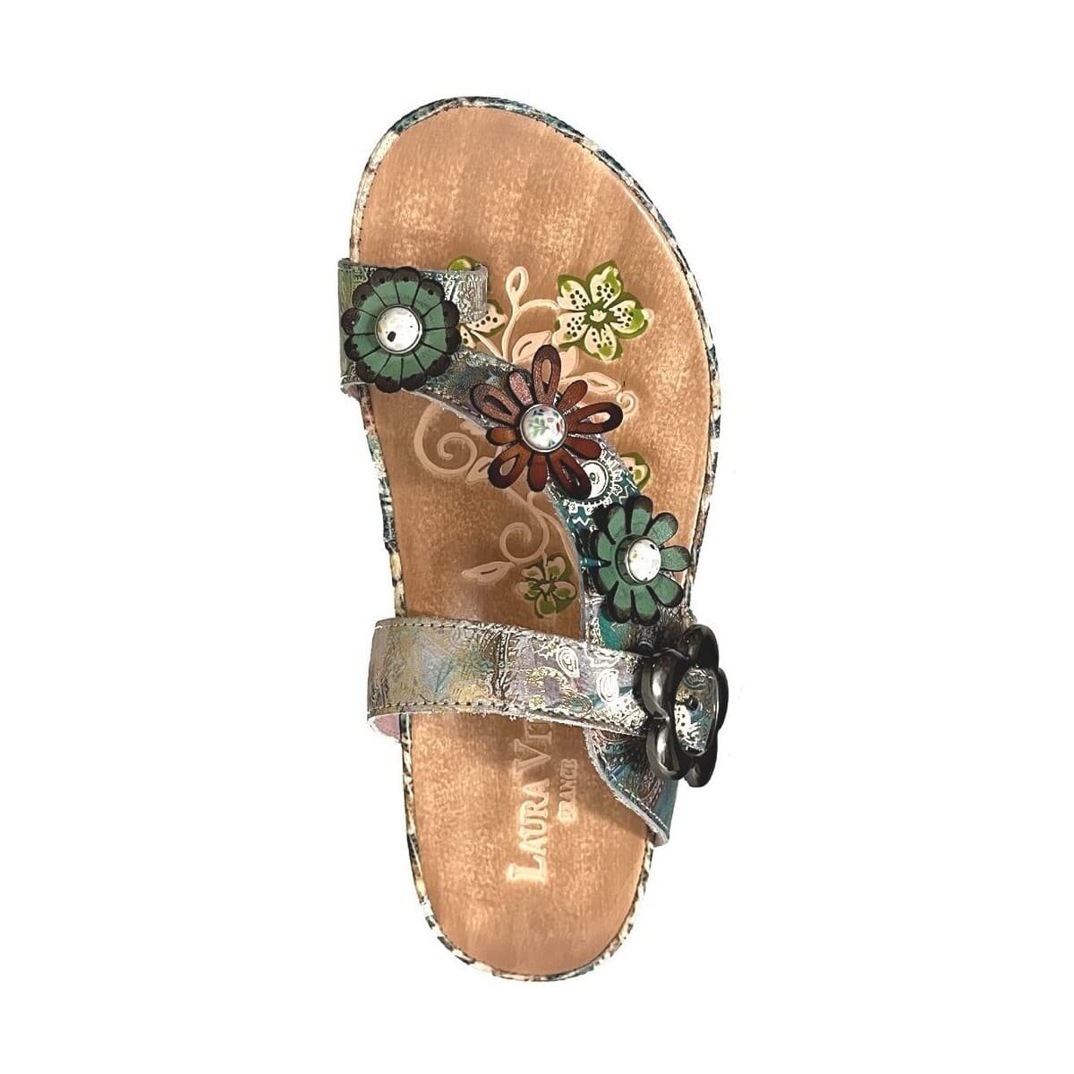 Women's Flip Flops Laura Vita Multicolor
