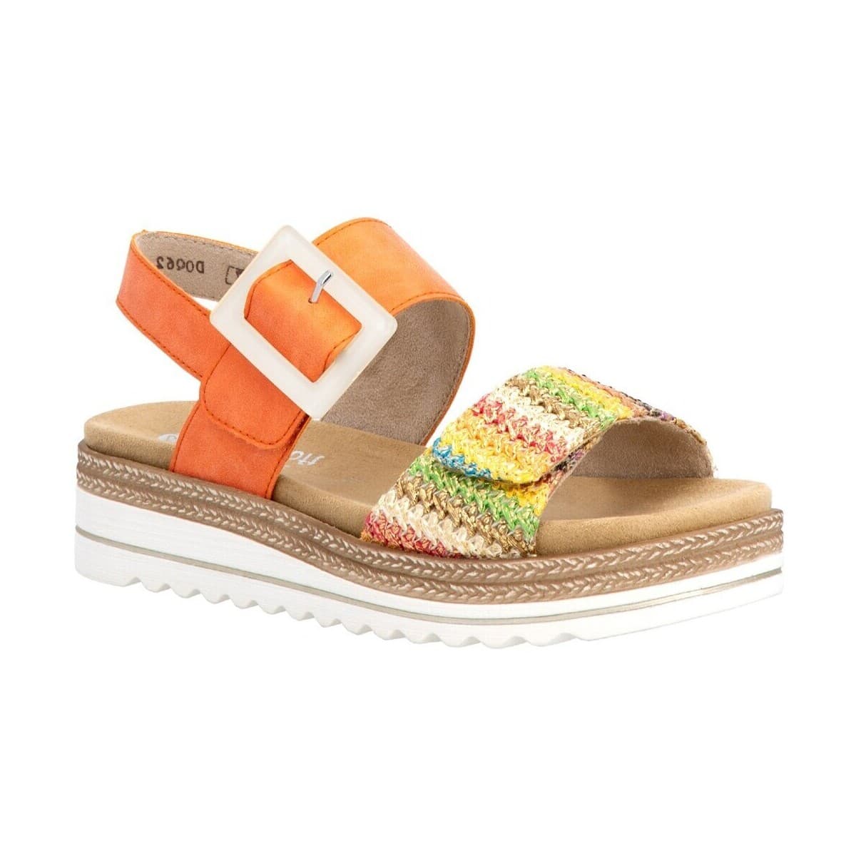 Women's Platforms Remonte Orange