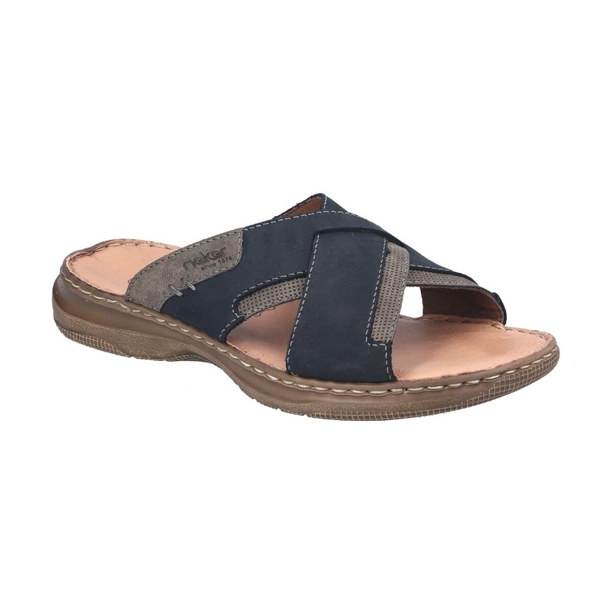 Men's Mules Rieker Blue