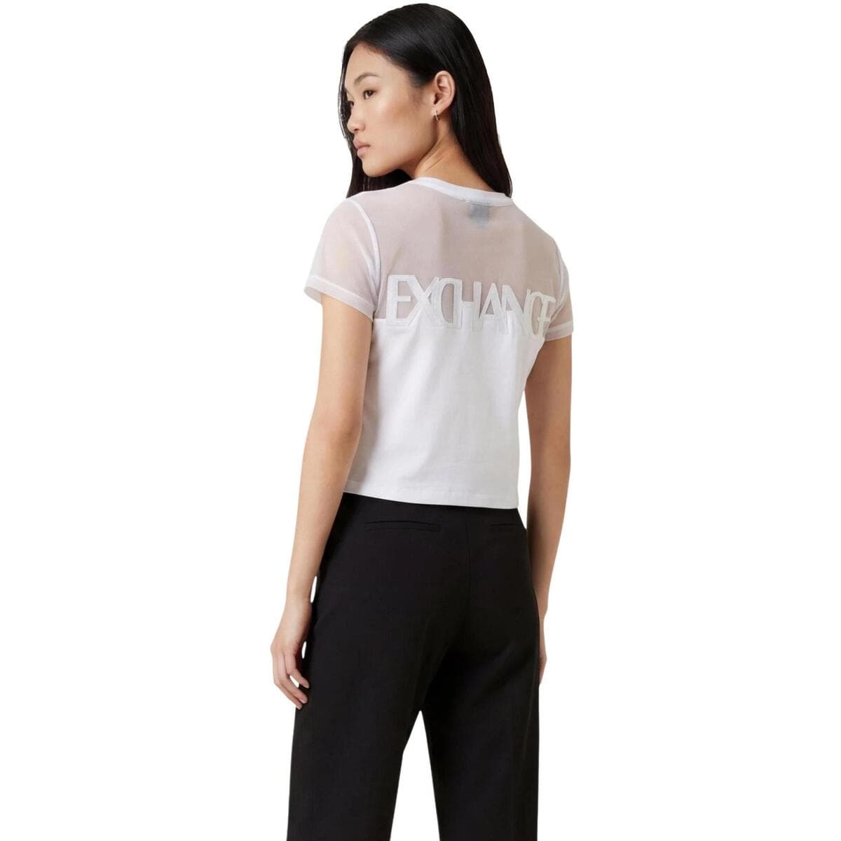 Women's T-Shirts EAX White