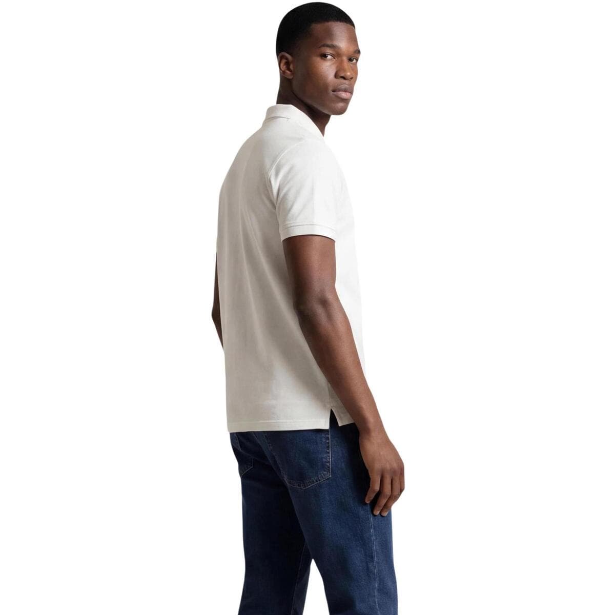 Men's Polo Shirts EAX White