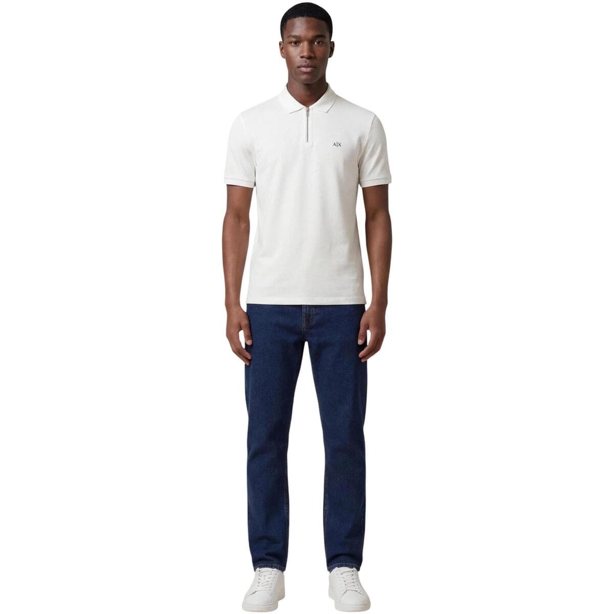 Men's Polo Shirts EAX White