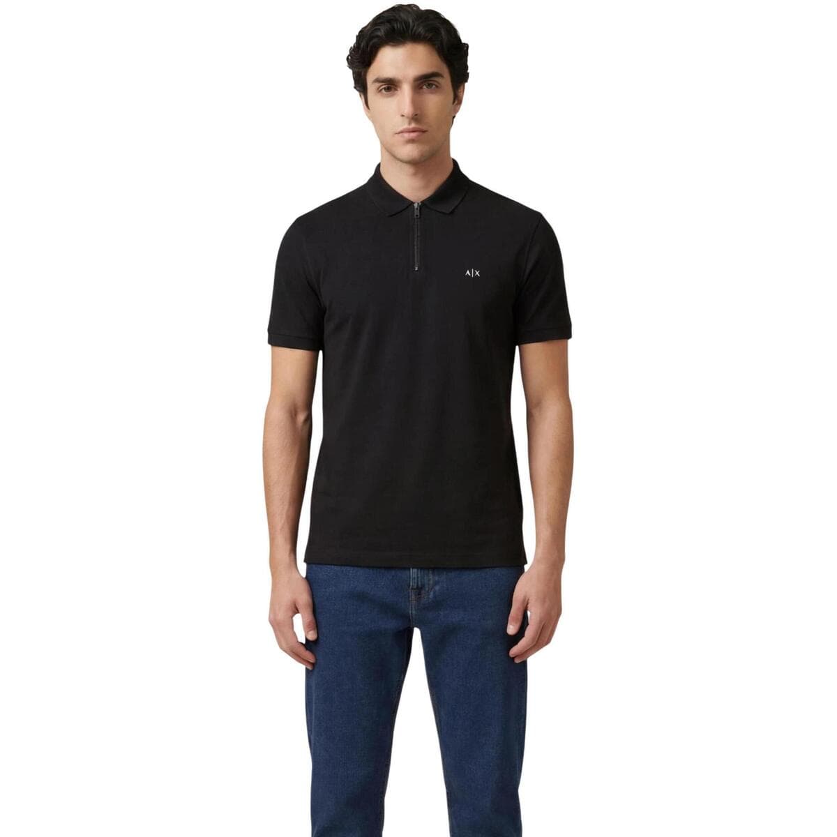 Men's Polo Shirts EAX Blue