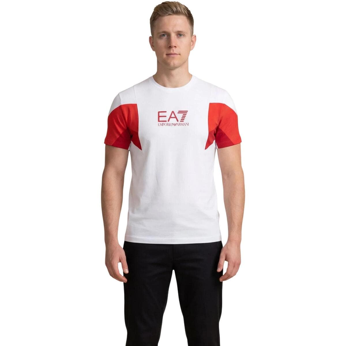Men's T-Shirts EA7 White